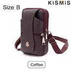 KISMIS Men's Leather Fanny Pack