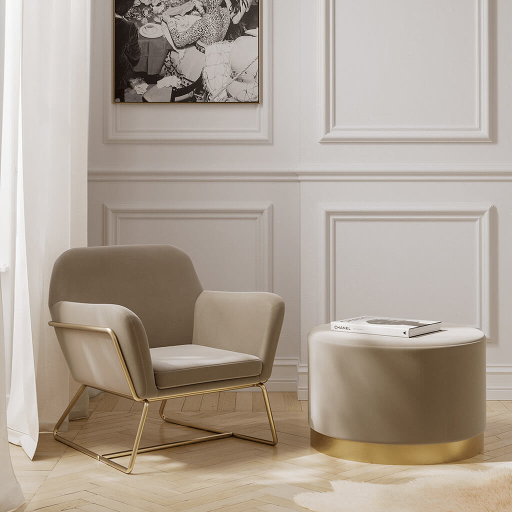 Charles Beige Chair