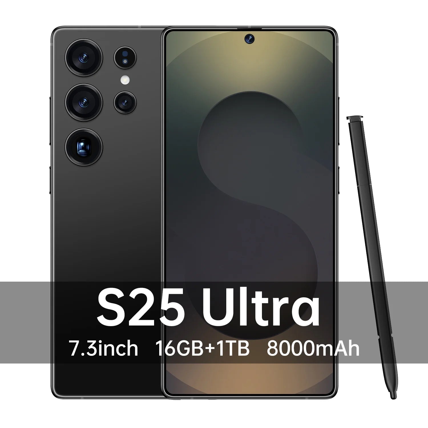 "5G Dual Sim BigScreen Android 15 Smartphones 2025 New S25 Ultra 6.9 Inch 16+512GB Mobile Phones"