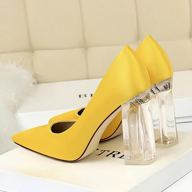 Thin Heels Pointed Toe Office Career Women