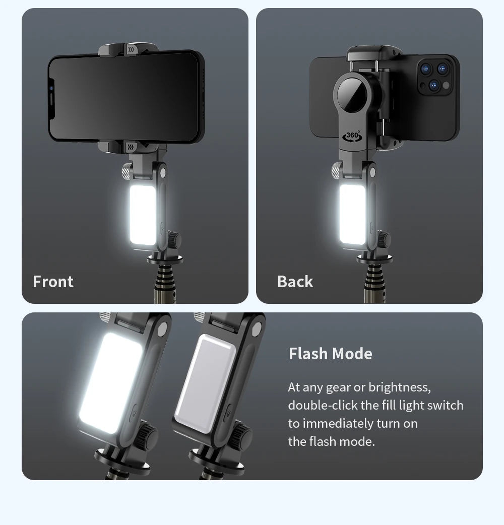 Selfie Stick Phone Gimbal Stabilizer For iPhone Android