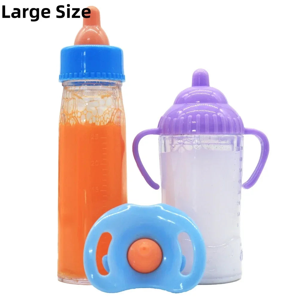 Doll accessories Baby Doll Feeding Bottle Set Baby Care Toy Stroller