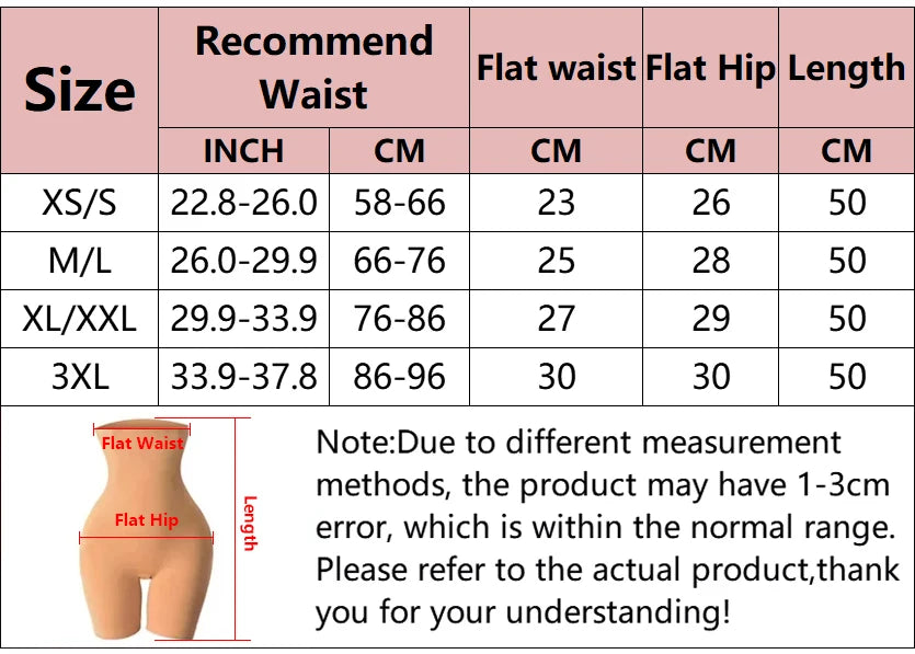 Buttocks Lifting Body Shaping Pants Slim Shorts Waist Trainer