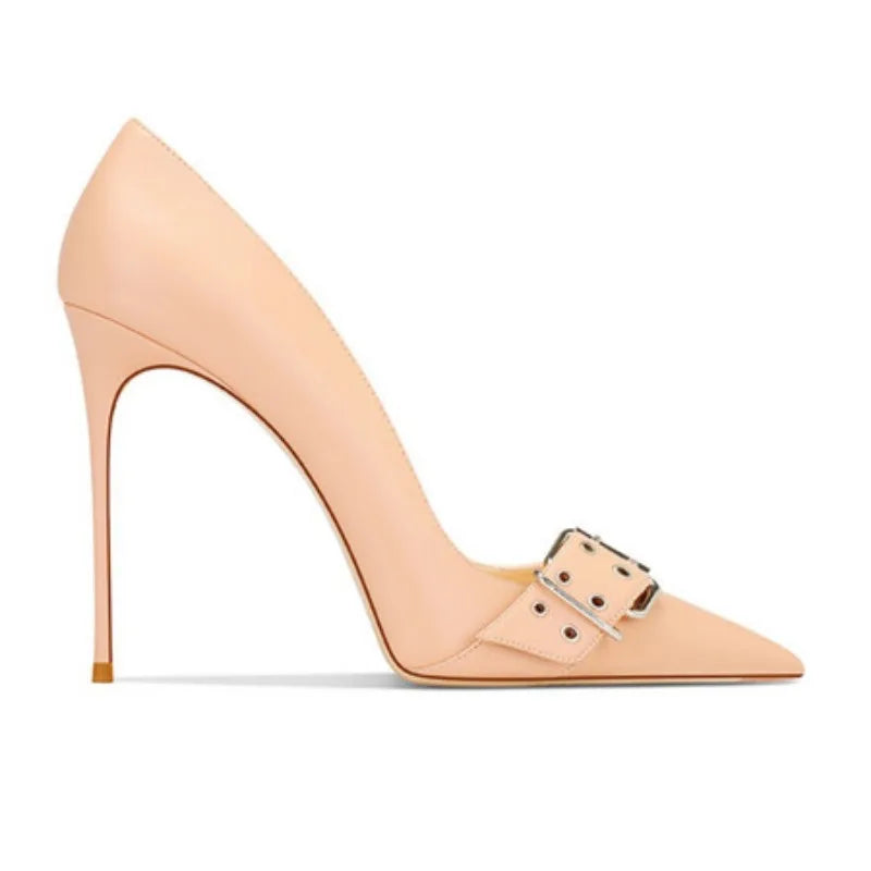 Women's Sexy Nude Color Elegant Pointed Toe