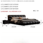 Stylish Minimalist Double Bed Frame Luxury Headboard Nightstands Perfect Modern Boys Bedroom Aesthetic Cama Casal Home Decor