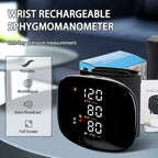 Digital Wrist Blood Pressure Meter Automatic Voice Tonometer