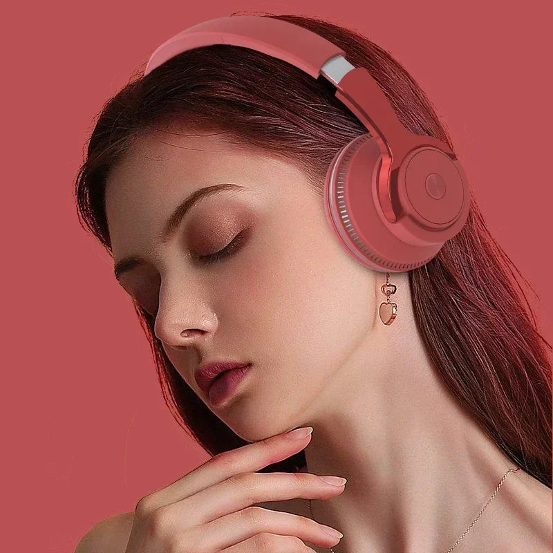 Wireless Bluetooth Headphones Hi-Res Audio Over The Earphone Bluetooth 5.3 Wired Dual-mode Headset with Microphone AUX Cable