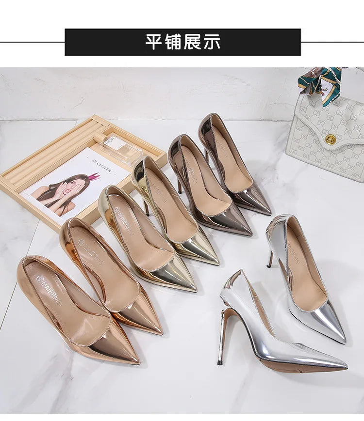 Thin Heels Pointed Toe Office Career Women
