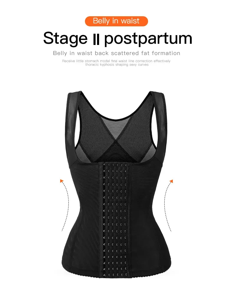 Woman Flat Belly Waist Trainer Body Shaper