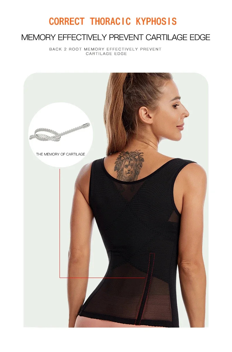 Woman Flat Belly Waist Trainer Body Shaper