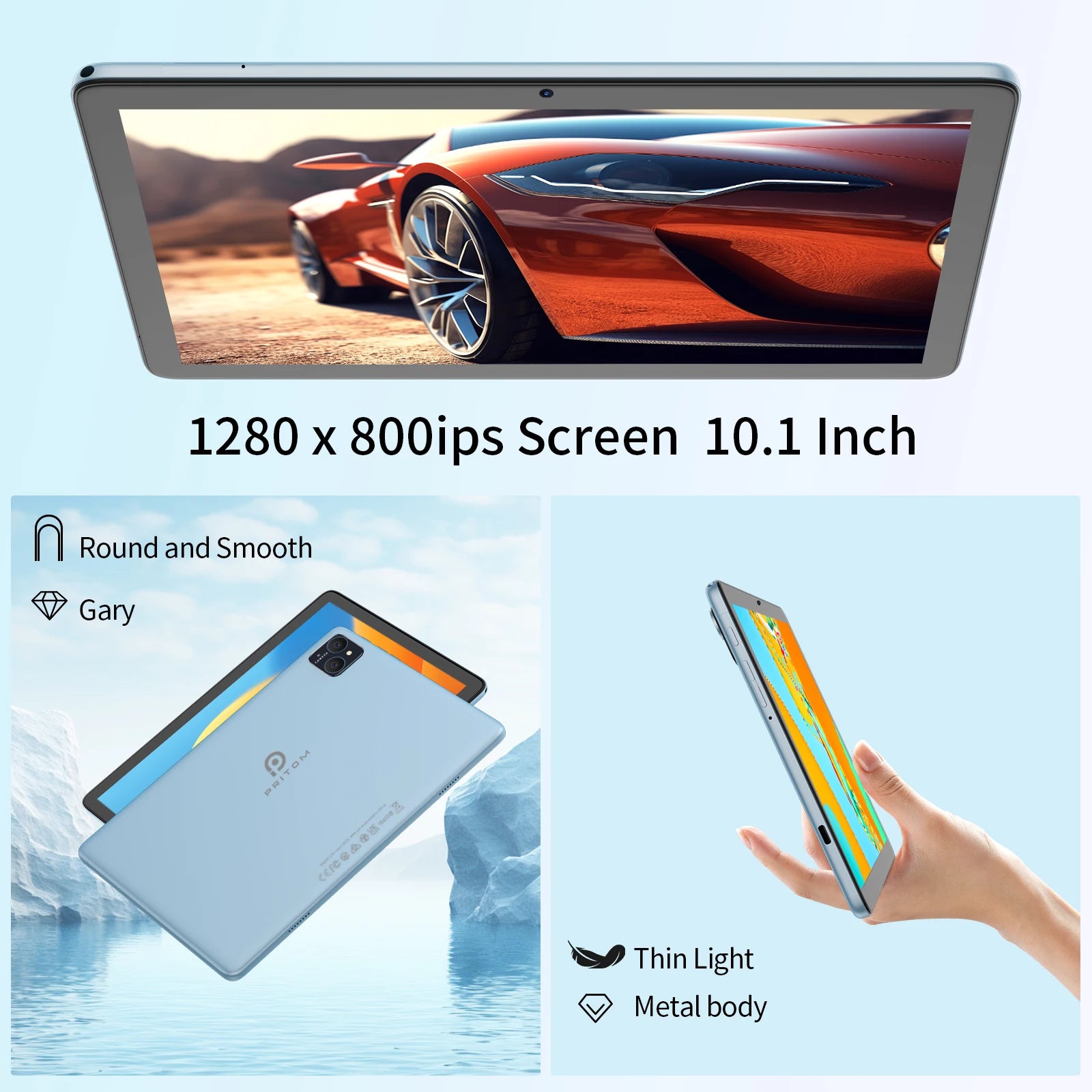 PRITOM TAB11 Android 14 0 Inch, Octa-Core, 5G WiFi6, 128GB