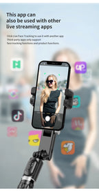 Selfie Stick Phone Gimbal Stabilizer For iPhone Android