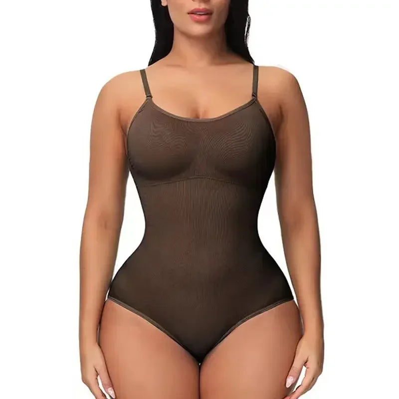 1 Piece Solid Seamless Shaping Shapewear Bodysuit