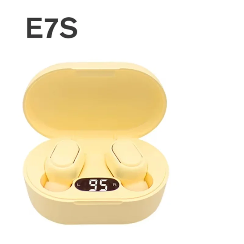 Original E7S Wireless Bluetooth Headset with Mic LED Display Earbuds for iPhone Xiaomi TWS Earphone Bluetooth Headphones earbuds