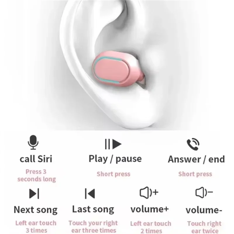 Original E7S Wireless Bluetooth Headset with Mic LED Display Earbuds for iPhone Xiaomi TWS Earphone Bluetooth Headphones earbuds