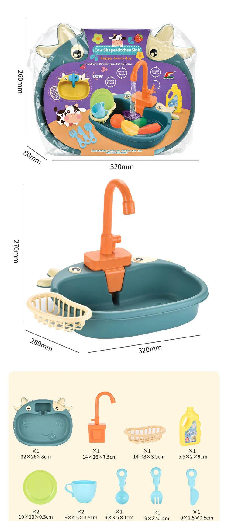 Kids Kitchen Sink Toys