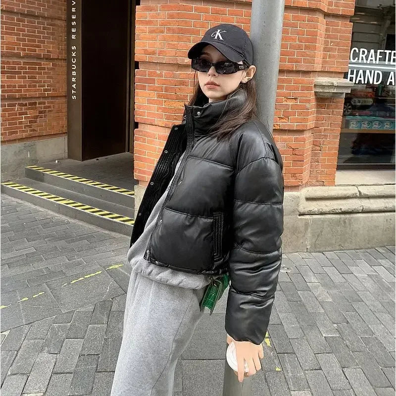Loose Casual Parkas Woman