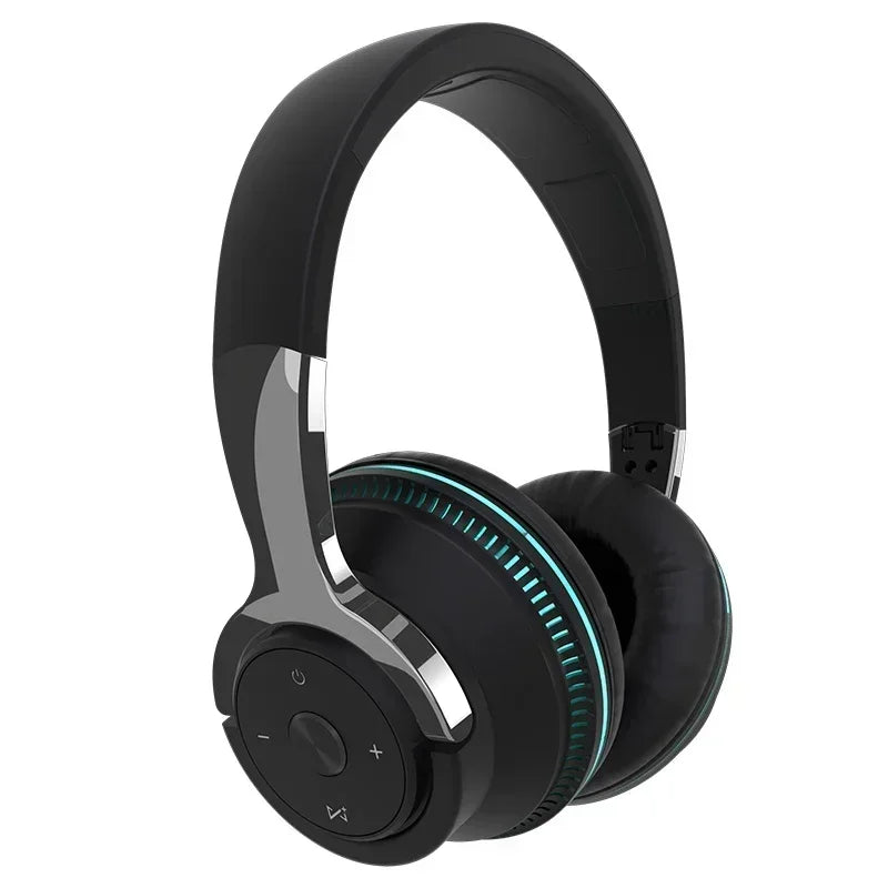 Wireless Bluetooth Headphones Hi-Res Audio Over The Earphone Bluetooth 5.3 Wired Dual-mode Headset with Microphone AUX Cable