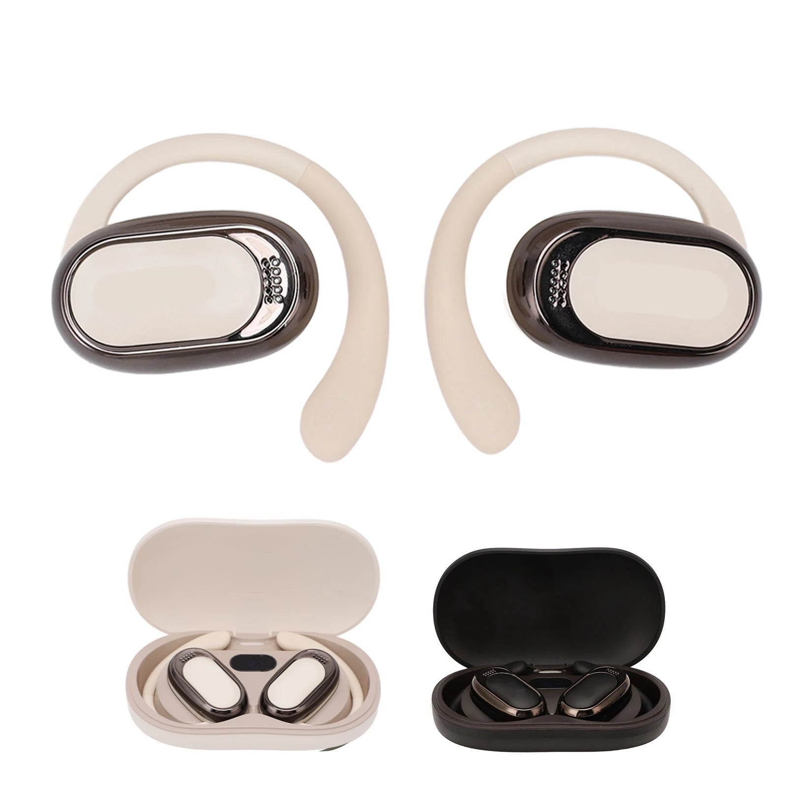 Language Translator Earbuds 144 Languages Translation Bluetooth 5.4 Wireless Music Earbuds Translator Device with Charging Case