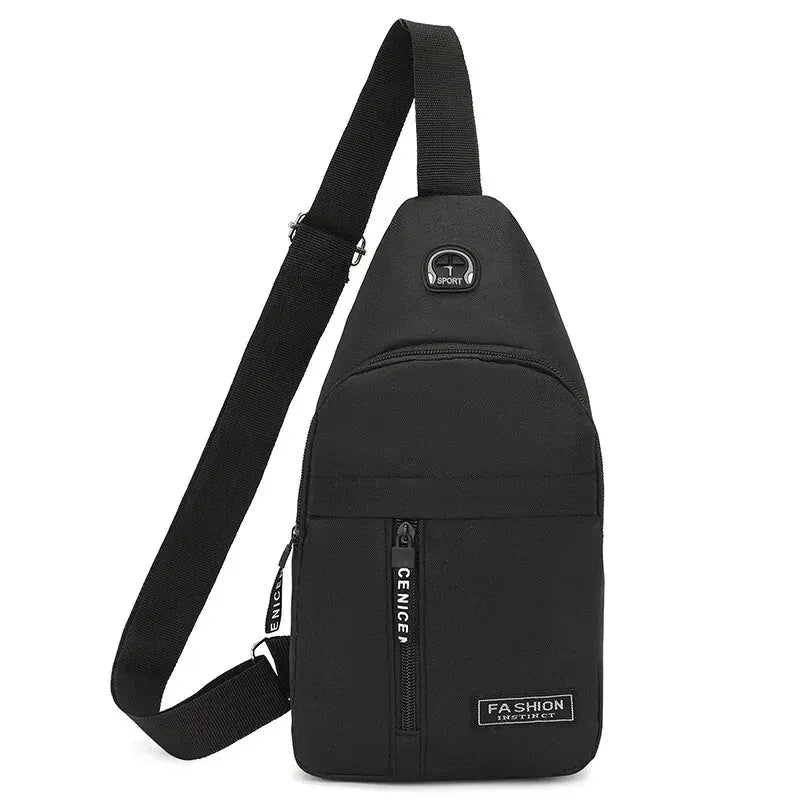 Men's Oxford Cloth Crossbody Bag