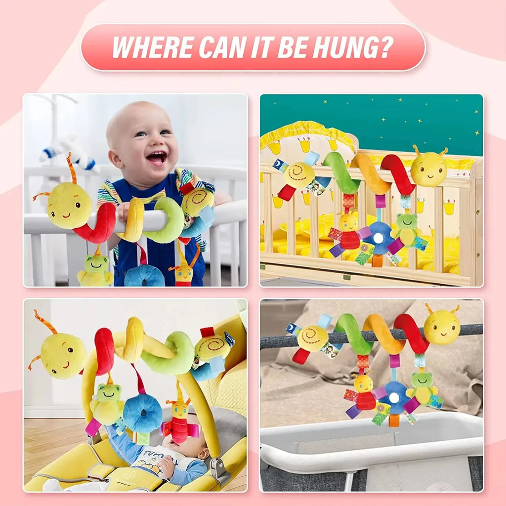 Baby Crib Hanging Rattles Toys Car Seat
