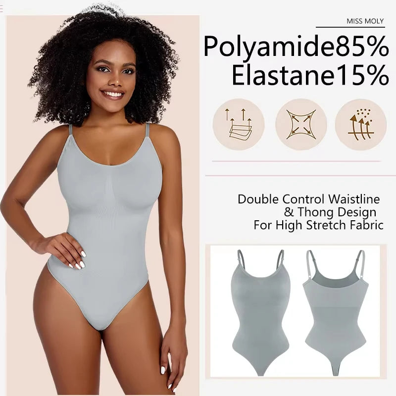 Smoothing Shapewear Bodysuit for Women