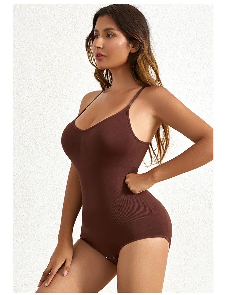 1 Piece Solid Seamless Shaping Shapewear Bodysuit