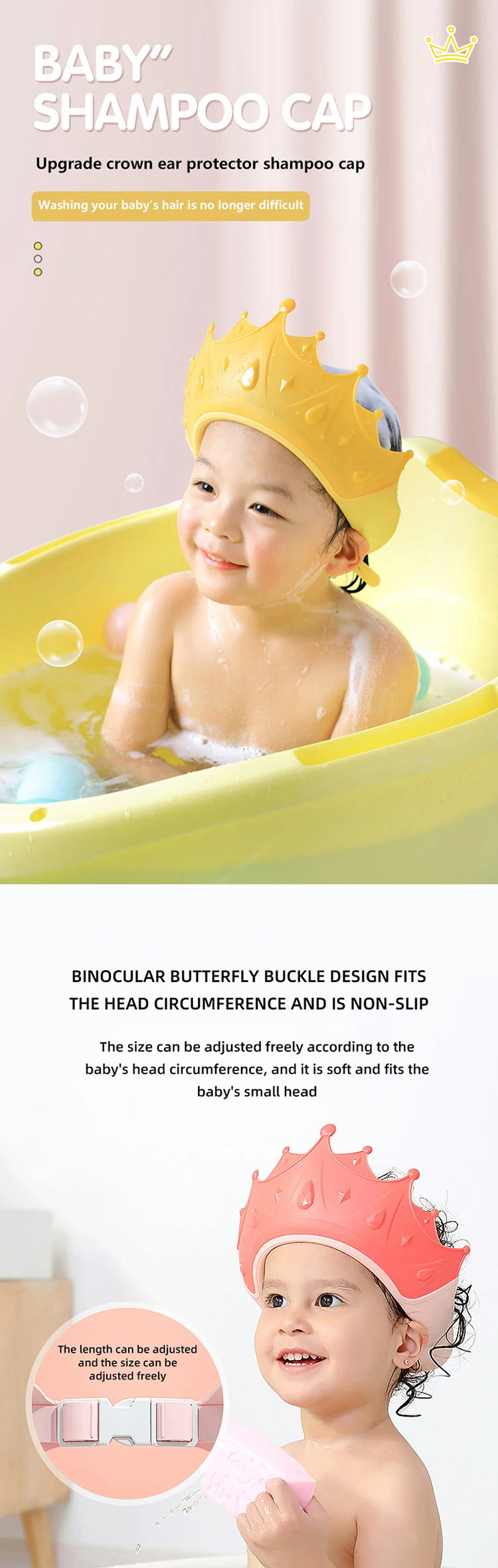 protection silicone shampoo caps baby and children