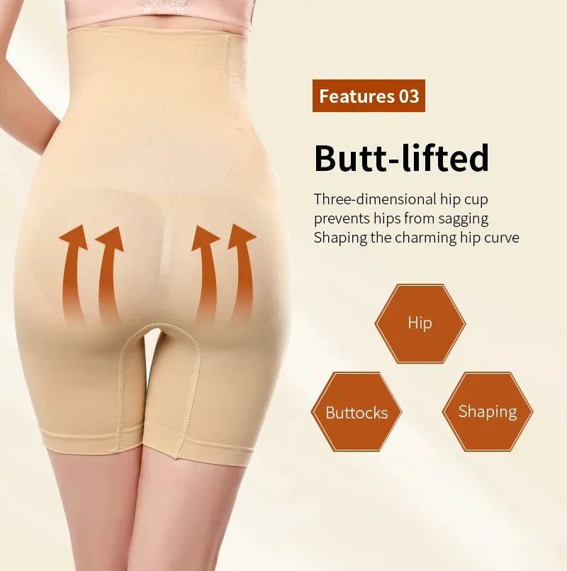 Buttocks Lifting Body Shaping Pants Slim Shorts Waist Trainer