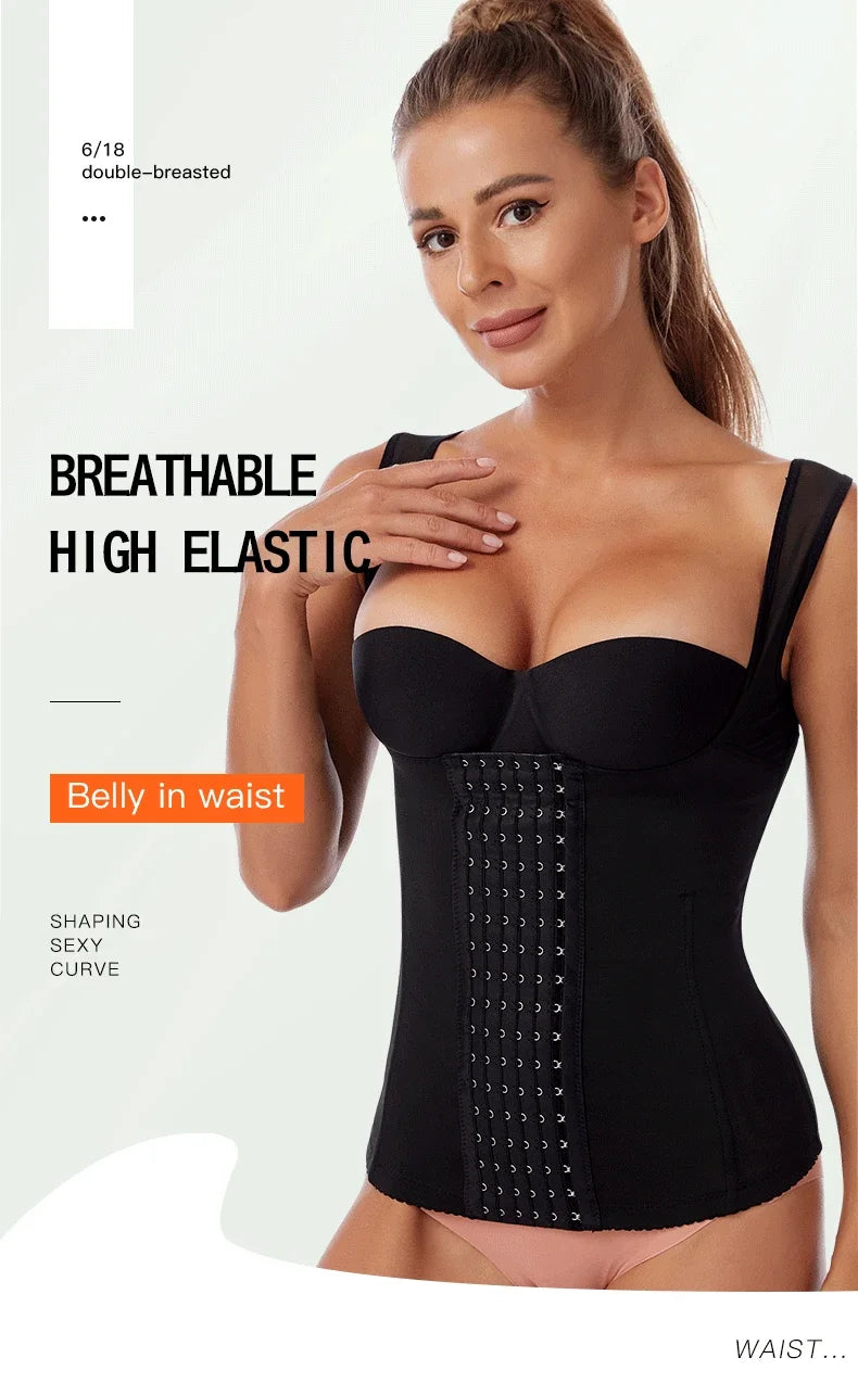 Woman Flat Belly Waist Trainer Body Shaper