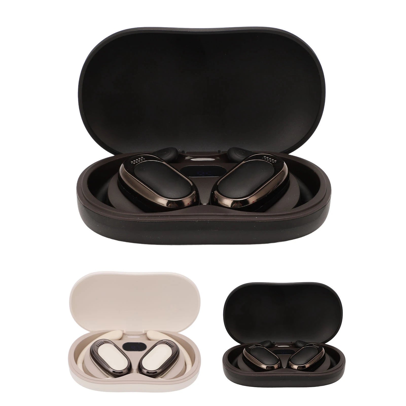 Language Translator Earbuds 144 Languages Translation Bluetooth 5.4 Wireless Music Earbuds Translator Device with Charging Case