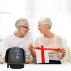 LED Wrist Blood Pressure Monitor Rechargeable English Voice