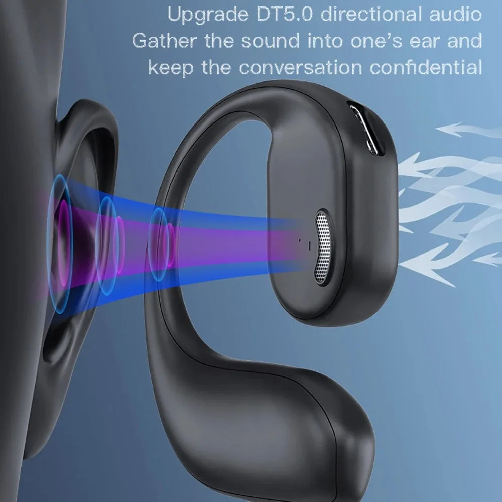 Ear Hook Bluetooth Headphone 5.3 TWS Wireless Earphone HiFi Stereo Noise Reduction Headset Touch Control Waterproof Earbud