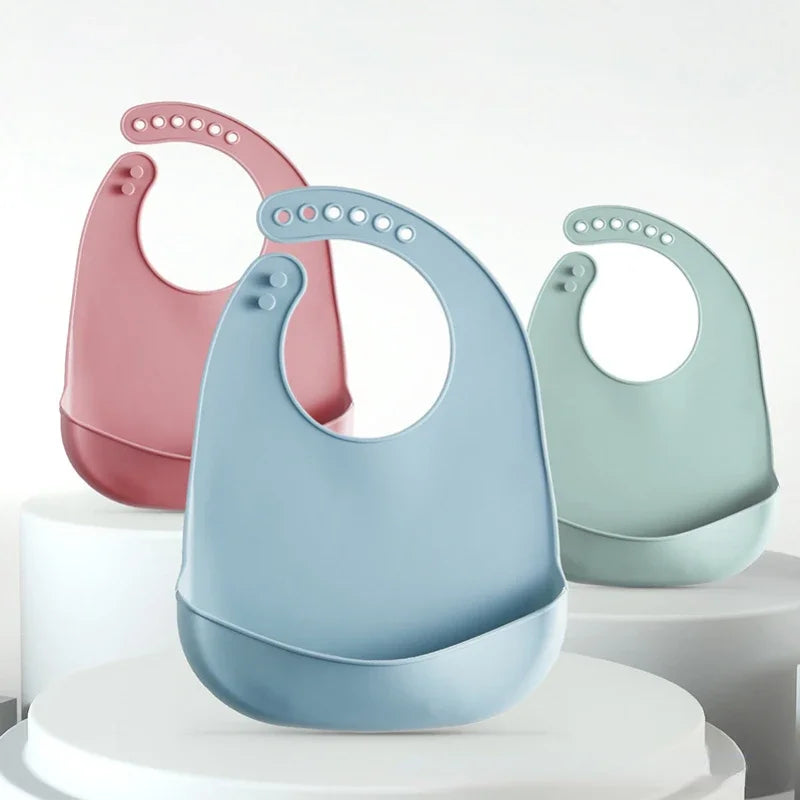 Baby Bib Adjustable Waterproof Bibs Babies