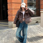 Loose Casual Parkas Woman