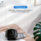 LED Wrist Blood Pressure Monitor Rechargeable English Voice