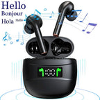144 Languages Real Time Translator Earbuds Noise Cancelling Wireless BT Translation Earphones IPX6 Waterproof Translator Headset