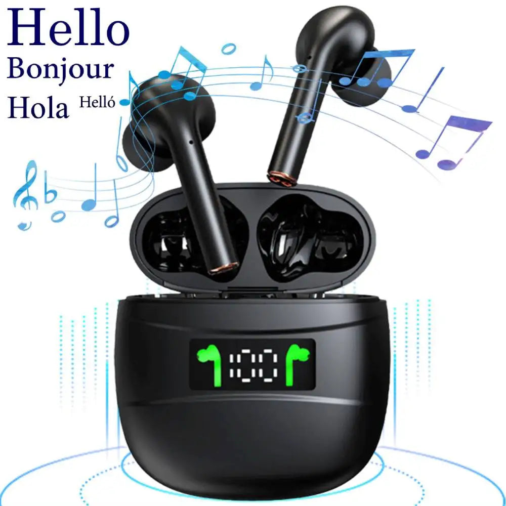 144 Languages Real Time Translator Earbuds Noise Cancelling Wireless BT Translation Earphones IPX6 Waterproof Translator Headset
