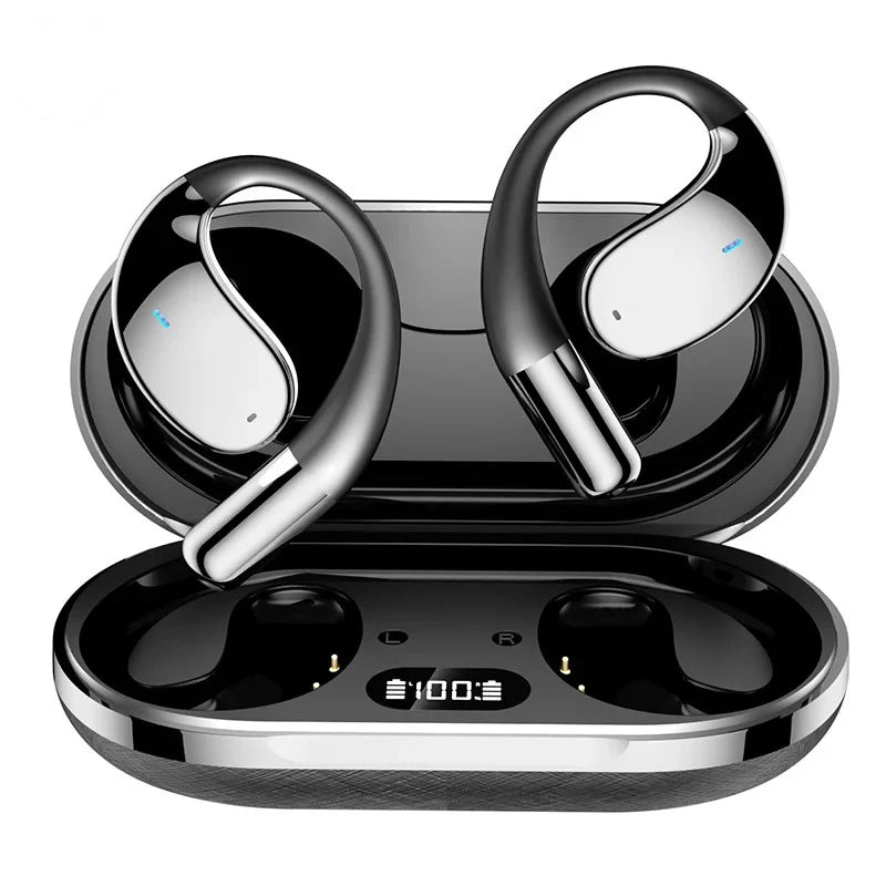 Earhook TWS Wireless Headphones Quality Sound Bluetooth Headphone Bass On-ear Wireless Headsets with Microphone for Sport Stereo
