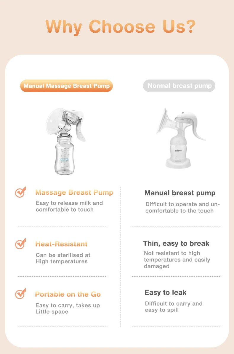 MAMIJOY &nbsp;Breast Pump Baby Nipple Manual
