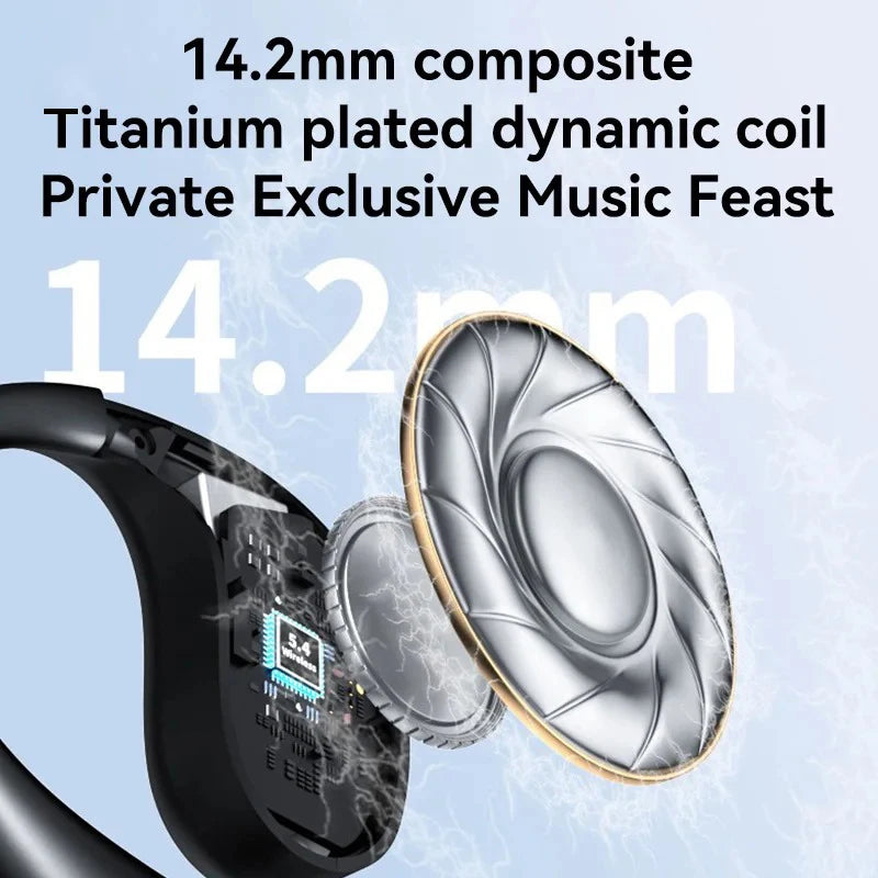 Earhook TWS Wireless Headphones Quality Sound Bluetooth Headphone Bass On-ear Wireless Headsets with Microphone for Sport Stereo
