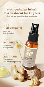 PURC Ginger Hair Growth Products for Men and Women