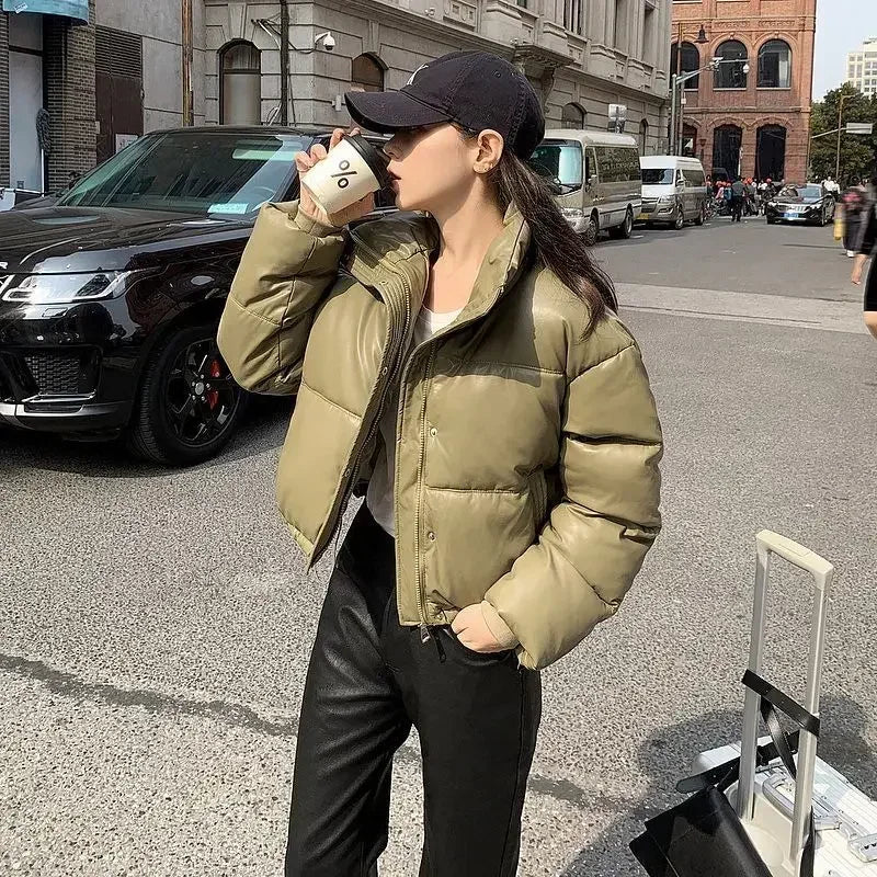 Loose Casual Parkas Woman