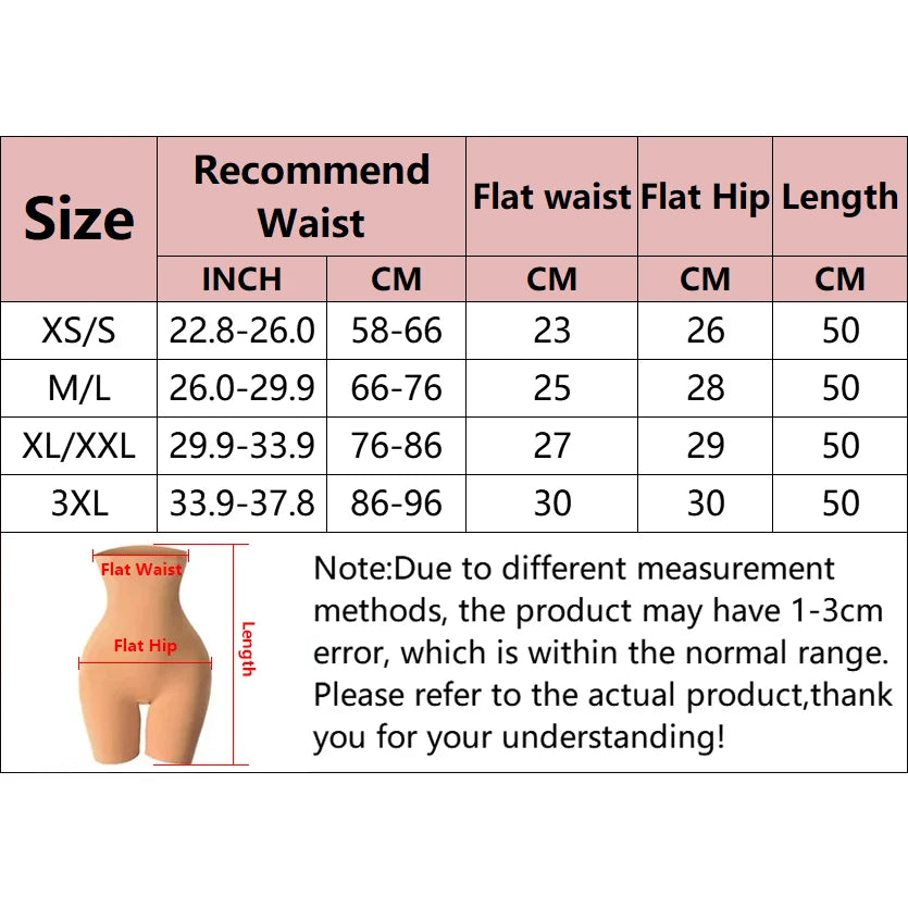 Buttocks Lifting Body Shaping Pants Slim Shorts Waist Trainer