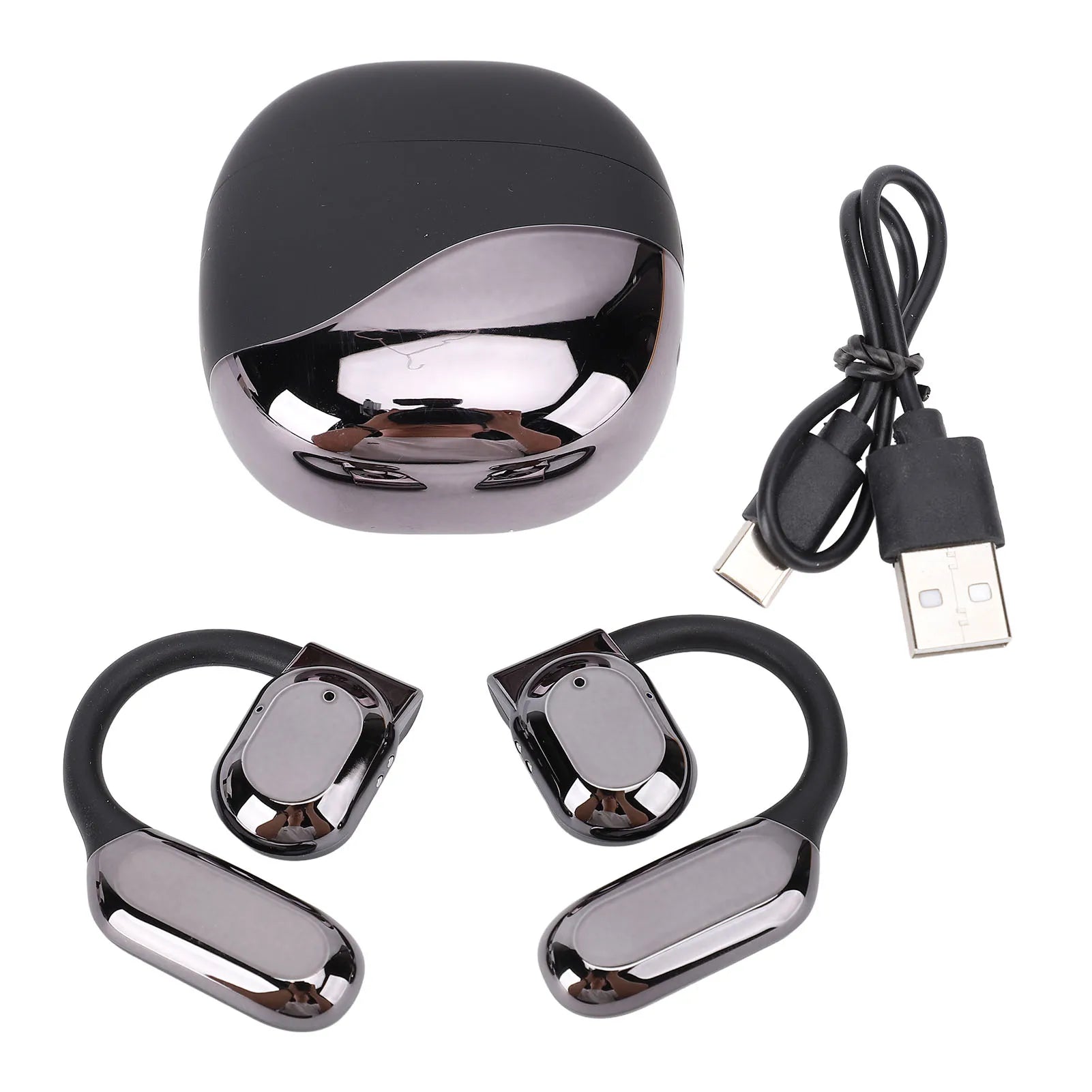 Translating Ear Buds Translation Earbuds Earhook Active Noise Reduction Wireless Bluetooth AI Language Translator Earbuds