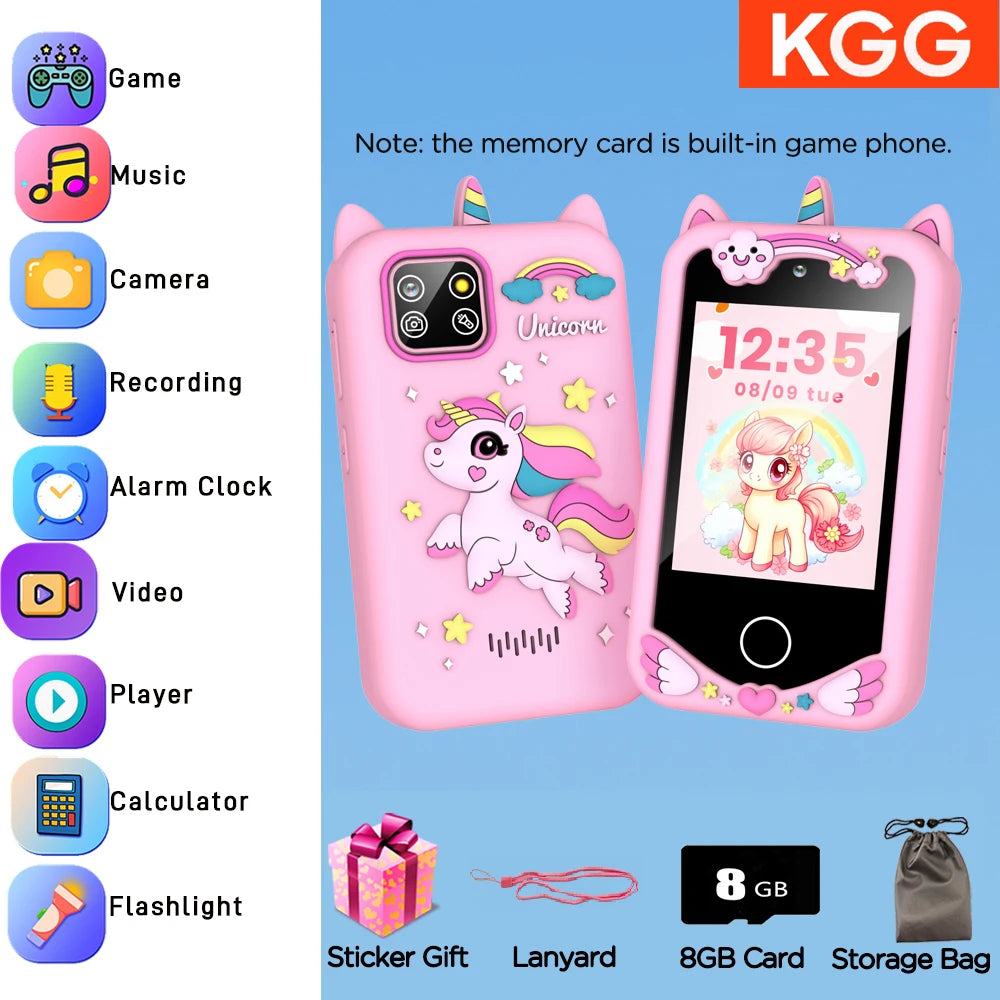 Kids Smart Phone 28 Games 20 Stories Video Music Player