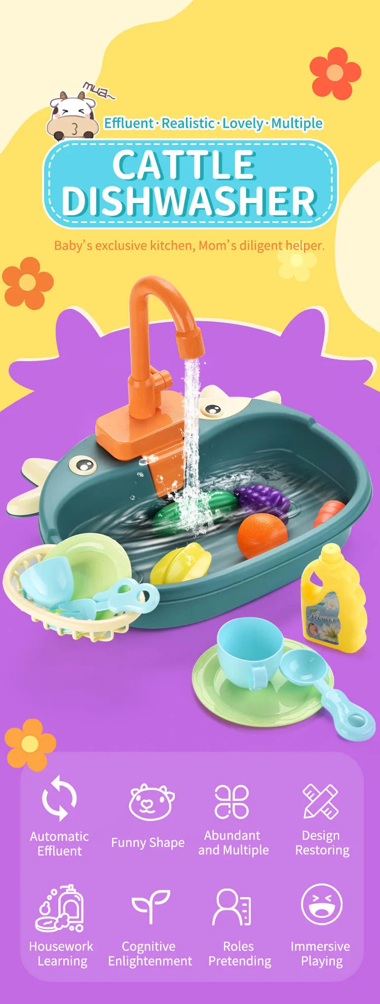 Kids Kitchen Sink Toys