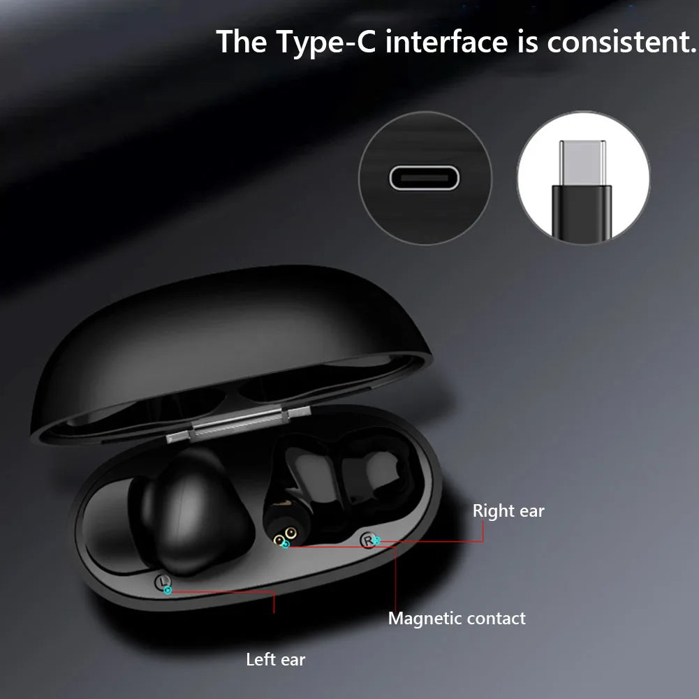 144 Languages Real Time Translator Earbuds Noise Cancelling Wireless BT Translation Earphones IPX6 Waterproof Translator Headset