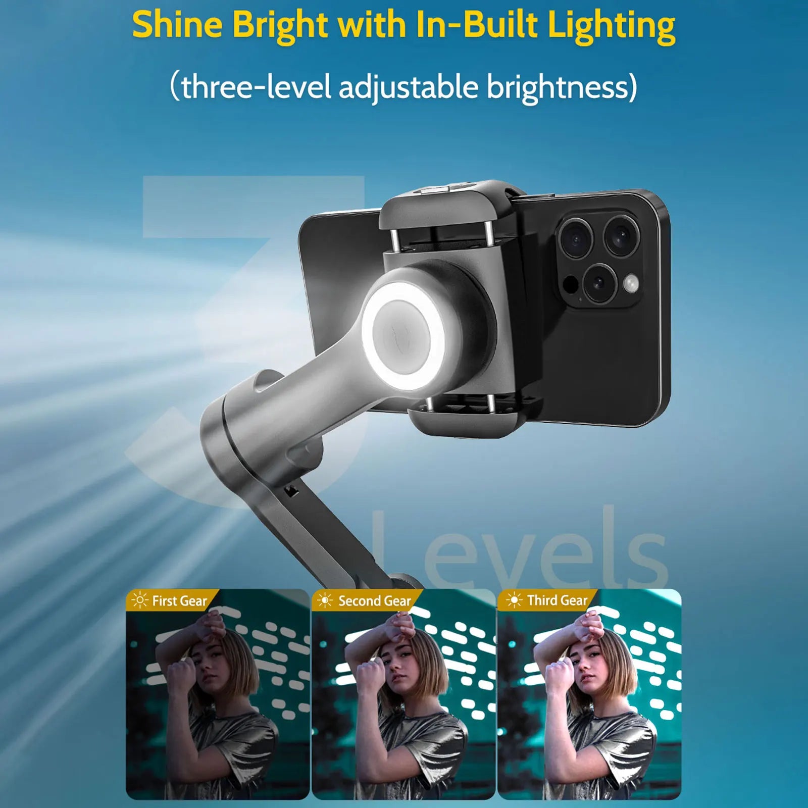 AOCHUAN Smart Phone XPro Smartphone 3 Axis Gimbal Stabilizer