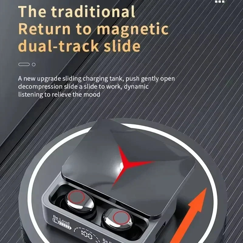TWS M90 Wireless Headphones Gaming Earphone Bluetooth 5.3 Sport Earbuds with Mic Wireless Headset For iPhone 16 15 14 13 Xiaomi
